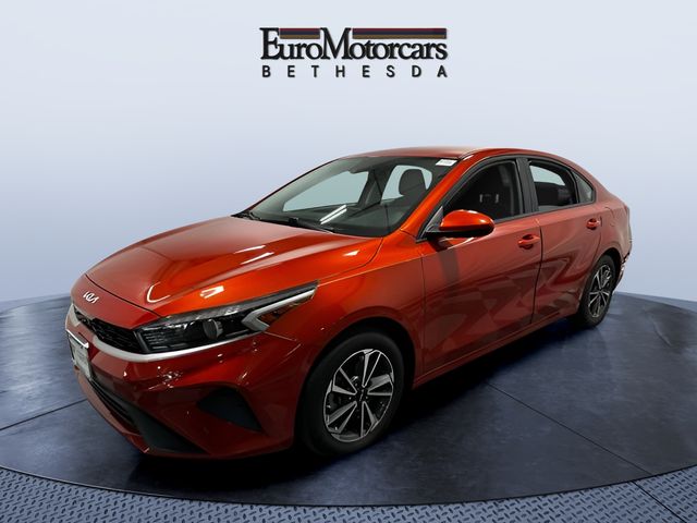 Fire Orange 2023 Kia Forte LXS FWD Sedan Front-Wheel Drive Continuously Variable Transmission