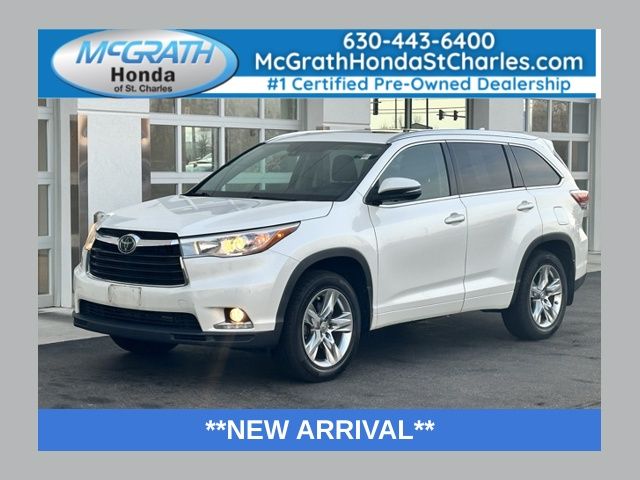 White (Blizzard Pearl) 2014 Toyota Highlander Limited AWD SUV / Crossover All-Wheel Drive 6-Speed Automatic Overdrive