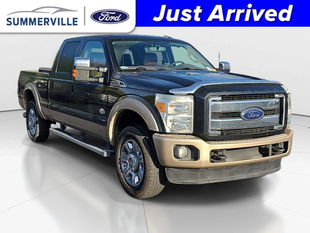 Tuxedo Black Metallic 2013 Ford F-250 Super Duty King Ranch Crew Cab 4WD Pickup Truck Four-Wheel Drive 6-Speed Automatic Overdrive