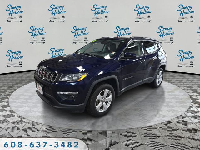 Jazz Blue Pearlcoat 2020 Jeep Compass Latitude 4WD SUV / Crossover Four-Wheel Drive 9-Speed Automatic