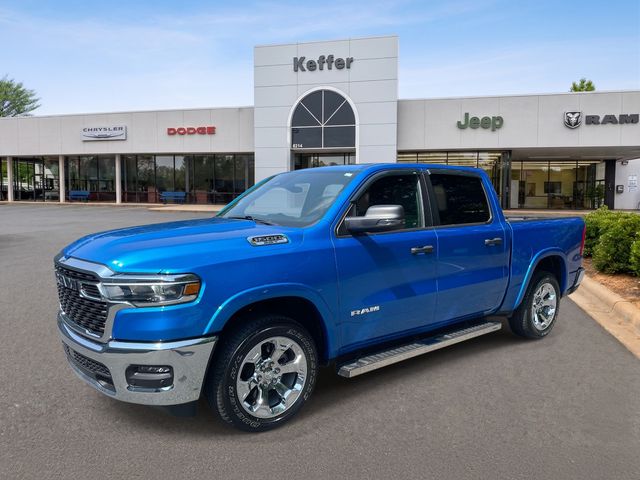 Hydro Blue Pearlcoat 2025 RAM 1500 Pickup Truck Four-Wheel Drive 8-Speed Automatic