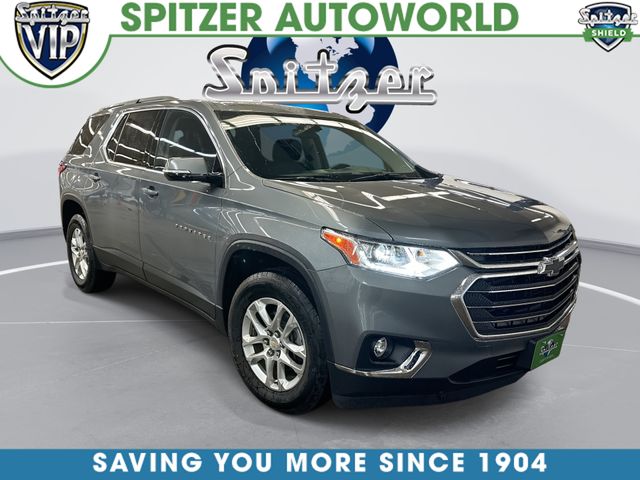 Gray (Satin Steel Metallic) 2019 Chevrolet Traverse LT Leather FWD SUV / Crossover Front-Wheel Drive 9-Speed Automatic