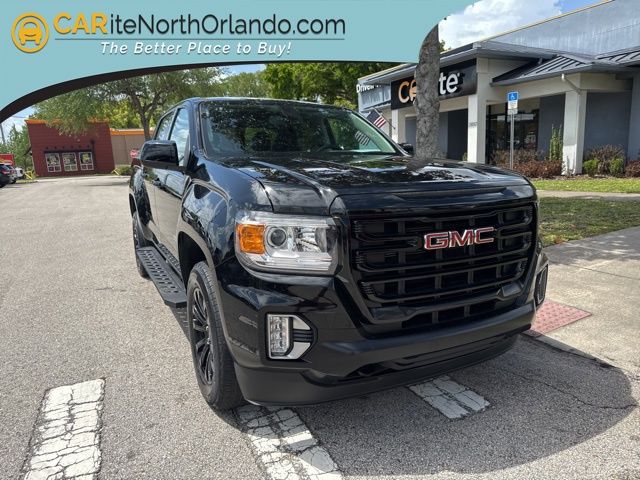 Onyx Black 2022 GMC Canyon Elevation Crew Cab RWD Pickup Truck 4X2 8-Speed Automatic