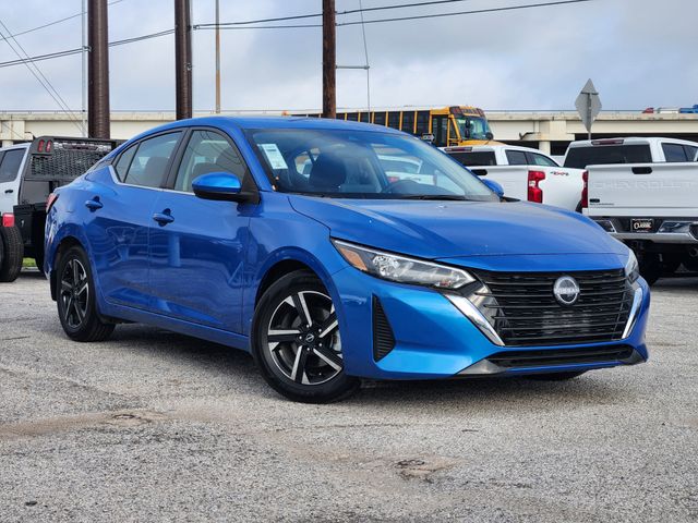 Electric Blue Metallic 2025 Nissan Sentra SV FWD Sedan Front-Wheel Drive Continuously Variable Transmission