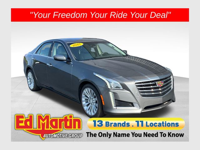Moonstone Metallic 2017 Cadillac CTS Sedan All-Wheel Drive 8-Speed Automatic