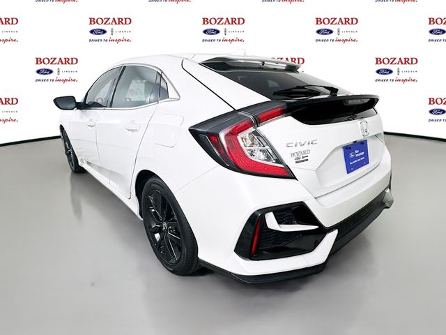 2020 White Honda Civic Hatchback EX FWD Hatchback