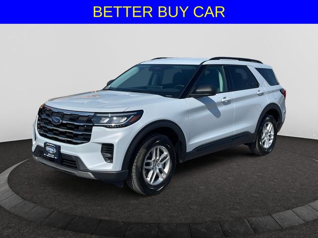 White Metallic 2026 Ford Explorer SUV / Crossover All-Wheel Drive Automatic