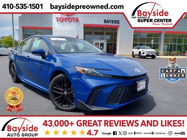 Reservoir Blue 2025 Toyota Camry Sedan All-Wheel Drive Continuously Variable Transmission