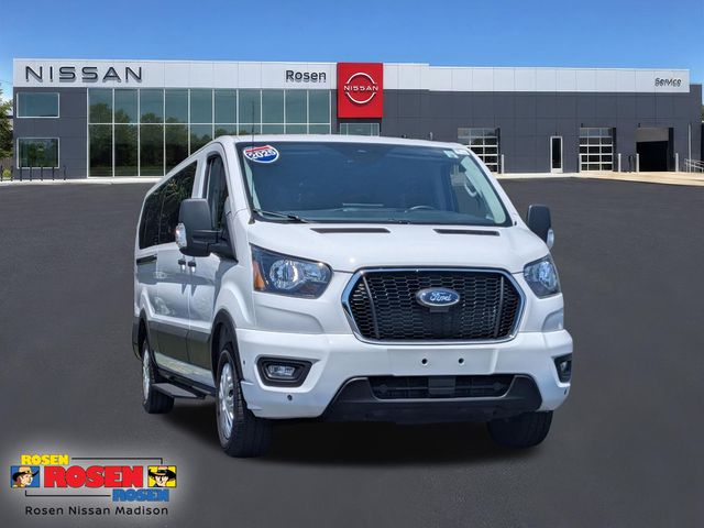 Oxford White 2025 Ford Transit Passenger Van Rear-Wheel Drive