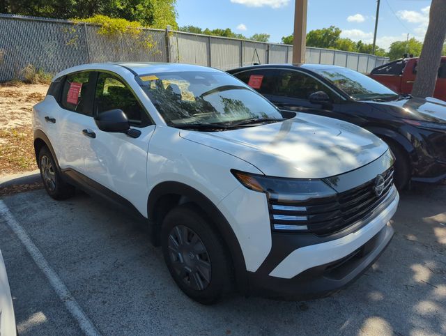 White (Fresh Powder) 2025 Nissan Kicks S FWD SUV / Crossover Front-Wheel Drive Continuously Variable Transmission