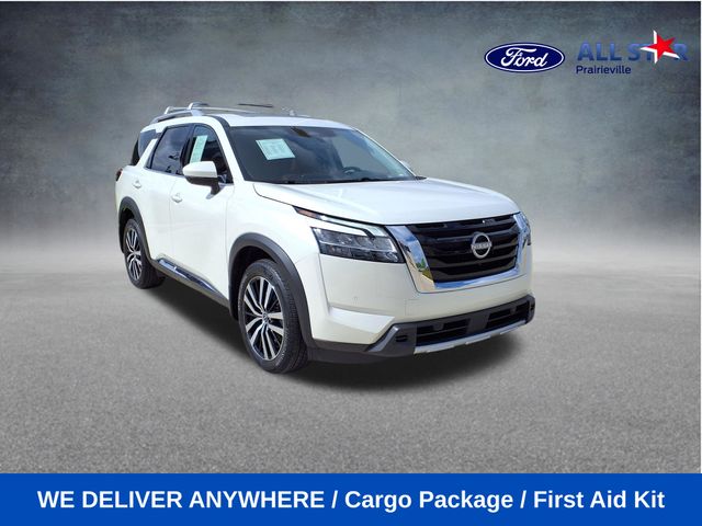 Pearl White Tricoat 2024 Nissan Pathfinder Platinum 4WD SUV / Crossover All-Wheel Drive 9-Speed Automatic