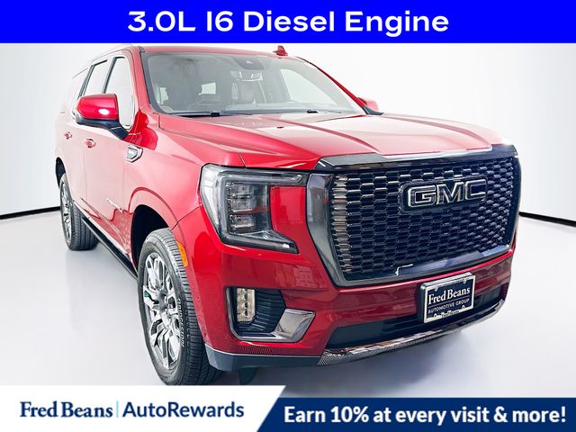 Volcanic Red Tintcoat 2024 GMC Yukon SUV / Crossover Four-Wheel Drive 