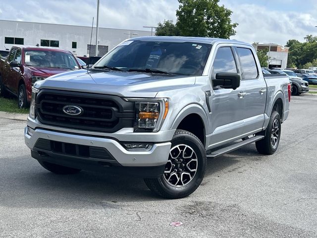 Silver Metallic 2023 Ford F-150 Pickup Truck Four-Wheel Drive Automatic