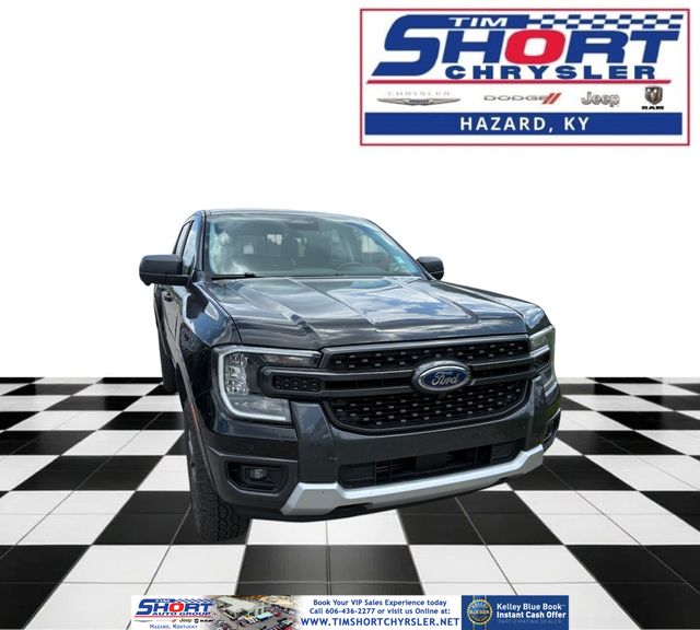 Shadow Black 2024 Ford Ranger Pickup Truck Four-Wheel Drive Automatic