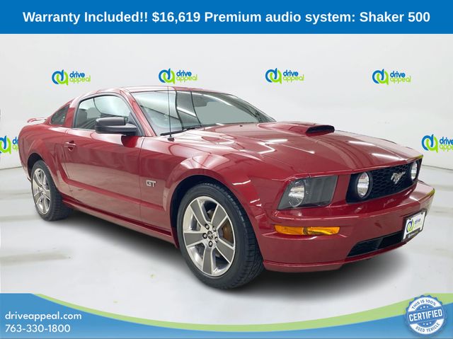 Dark Candy Apple Red Clearcoat 2008 Ford Mustang Coupe Rear-Wheel Drive 5-Speed Automatic