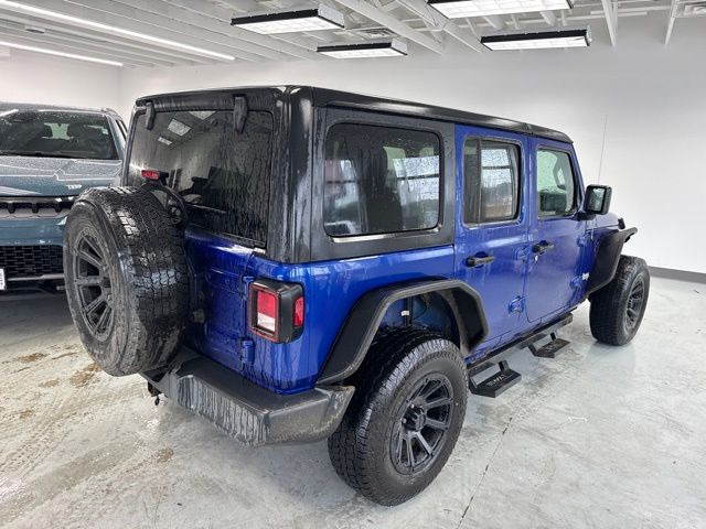 2019 Ocean Blue Metallic Clearcoat Jeep Wrangler Unlimited Sport S 4X4 SUV