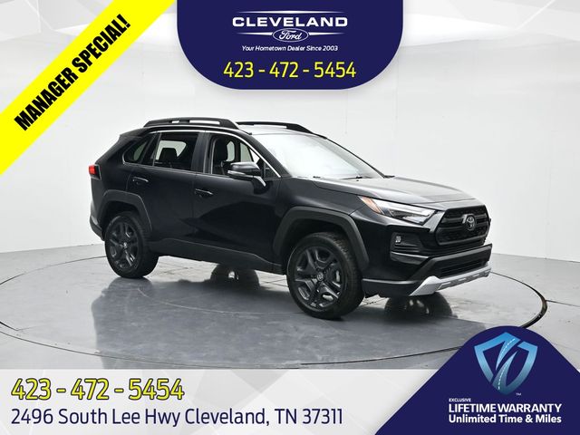 Midnight Black Metallic 2024 Toyota RAV4 Adventure AWD SUV / Crossover All-Wheel Drive 8-Speed Automatic