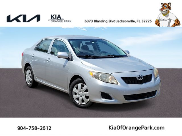 Classic Silver 2009 Toyota Corolla Sedan Front-Wheel Drive 4-Speed Automatic