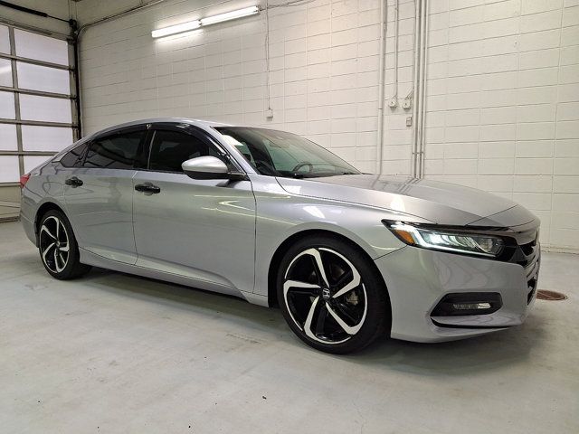 Lunar Silver Metallic 2018 Honda Accord 1.5T Sport FWD Sedan Front-Wheel Drive Continuously Variable Transmission