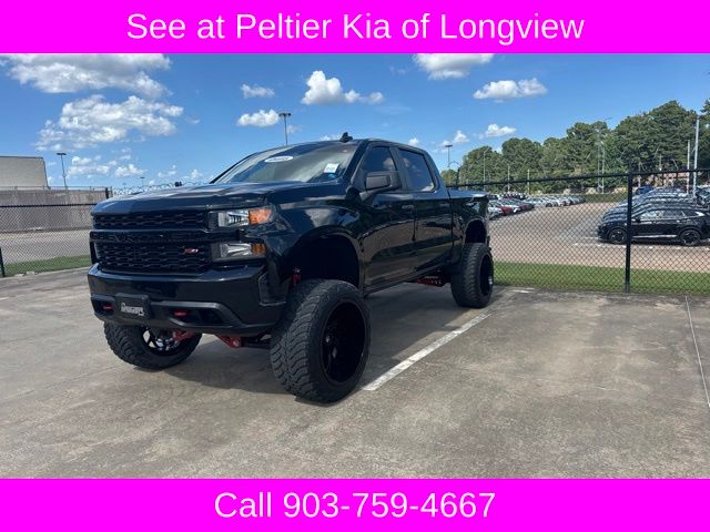 Black 2021 Chevrolet Silverado 1500 Pickup Truck Four-Wheel Drive 6-Speed Automatic Overdrive