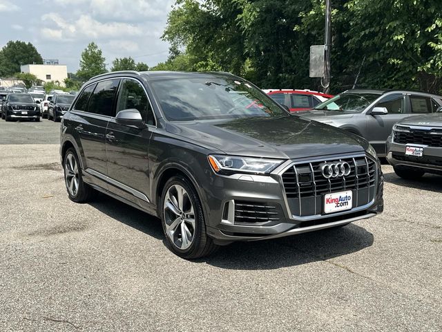 Gray Metallic 2022 Audi Q7 quattro Prestige 55 TFSI SUV / Crossover All-Wheel Drive 8-Speed Automatic