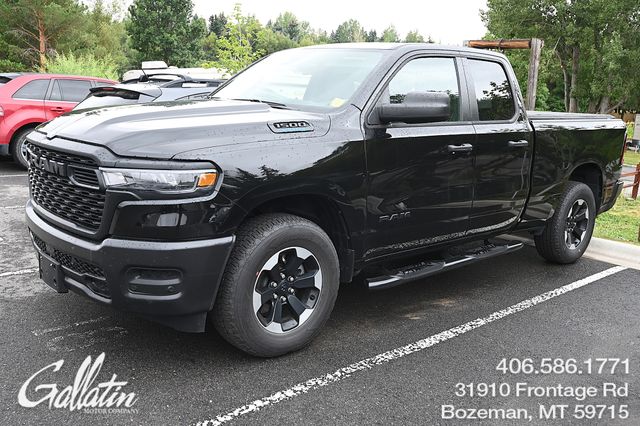 Diamond Black Crystal Pearlcoat 2025 RAM 1500 Pickup Truck Four-Wheel Drive 8-Speed Automatic