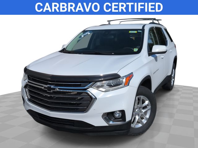 Summit White 2021 Chevrolet Traverse SUV / Crossover Four-Wheel Drive 9-Speed Automatic