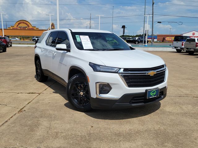 Summit White 2023 Chevrolet Traverse SUV / Crossover Front-Wheel Drive 9-Speed Automatic