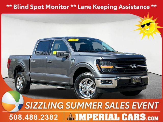 Carbonized Gray Metallic 2025 Ford F-150 XLT SuperCrew 4WD Pickup Truck Four-Wheel Drive Automatic
