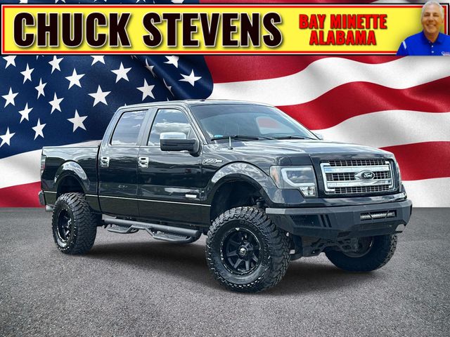 Tuxedo Black Metallic 2014 Ford F-150 XLT SuperCrew 4WD Pickup Truck Four-Wheel Drive 6-Speed Automatic