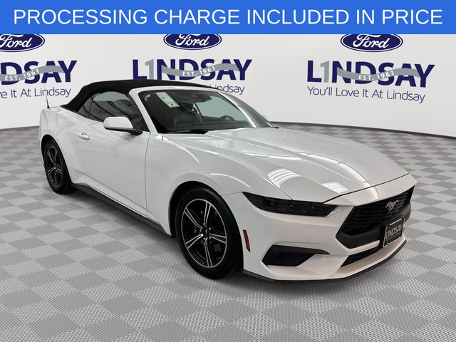Oxford White 2025 Ford Mustang EcoBoost Premium Convertible RWD Convertible Rear-Wheel Drive Automatic
