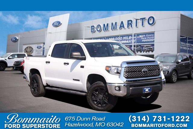 Super White 2020 Toyota Tundra Pickup Truck Four-Wheel Drive 6-Speed Automatic