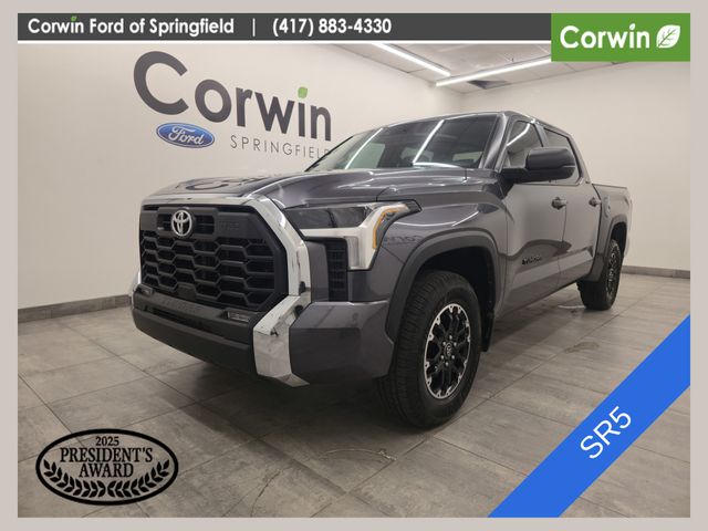 Magnetic Gray Metallic 2025 Toyota Tundra SR5 CrewMax Cab 4WD Pickup Truck Four-Wheel Drive Automatic