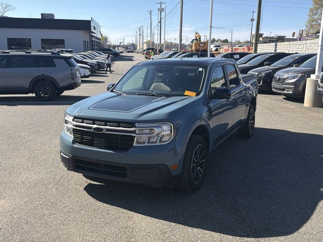 Blue Metallic 2022 Ford Maverick Lariat SuperCrew FWD Pickup Truck Front-Wheel Drive Continuously Variable Transmission