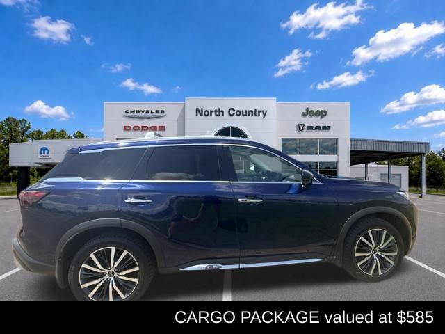 Grand Blue/Black Obsidian 2022 INFINITI QX60 SUV / Crossover All-Wheel Drive 9-Speed Automatic