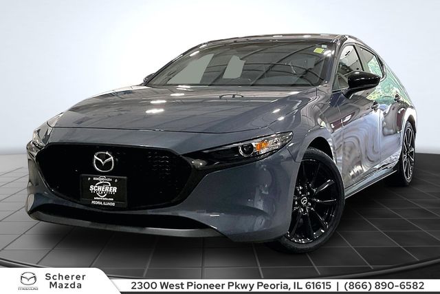 Polymetal Gray Metallic 2024 Mazda MAZDA3 Hatchback All-Wheel Drive 6-Speed Automatic