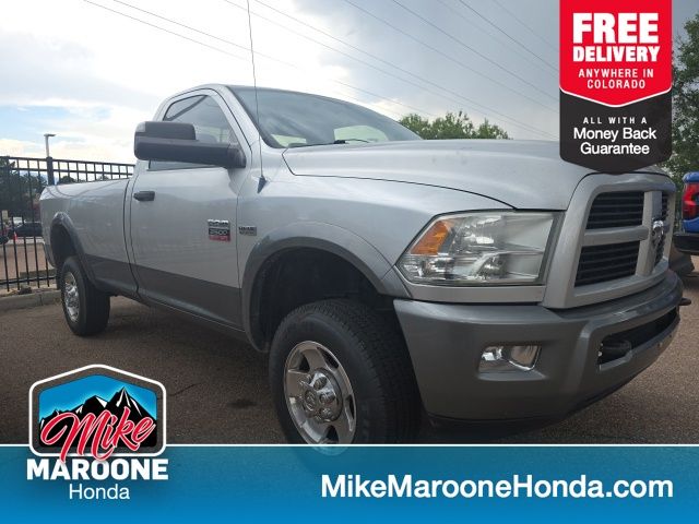 Bright Silver Metallic Clearcoat 2012 RAM 2500 Pickup Truck Four-Wheel Drive 6-Speed Automatic