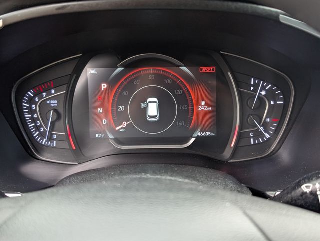 2019 Hyundai Santa Fe SEL Orange at DeMontrond Gulf Freeway