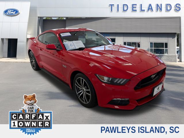 Race Red 2017 Ford Mustang Coupe Rear-Wheel Drive 6-Speed Manual