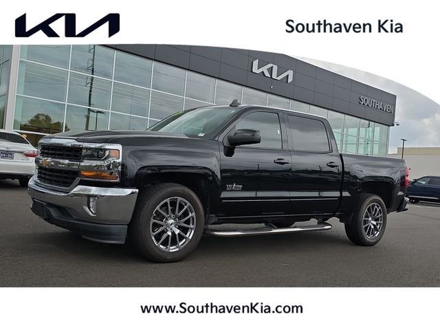 Black 2018 Chevrolet Silverado 1500 LT Crew Cab RWD Pickup Truck 4X2 6-Speed Automatic Overdrive