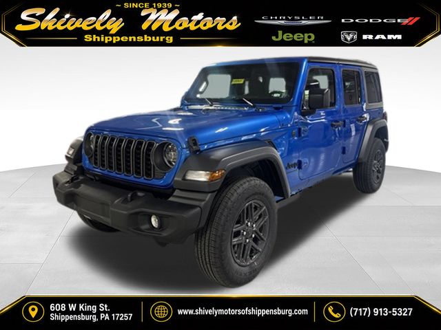 Hydro Blue Pearl Coat 2026 Jeep Wrangler SUV / Crossover Four-Wheel Drive 8-Speed Automatic