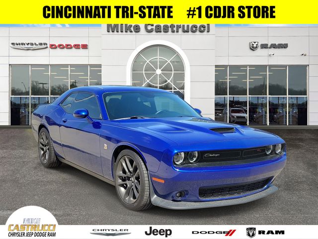Indigo Blue 2021 Dodge Challenger Coupe Rear-Wheel Drive 6-Speed Manual