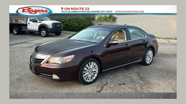 Pomegranate Pearl 2011 Acura RL Sedan 6-Speed Automatic