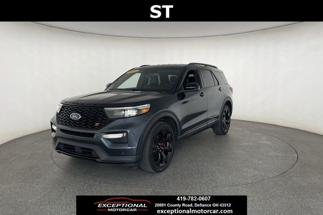 Blue Metallic 2023 Ford Explorer ST AWD SUV / Crossover All-Wheel Drive Automatic