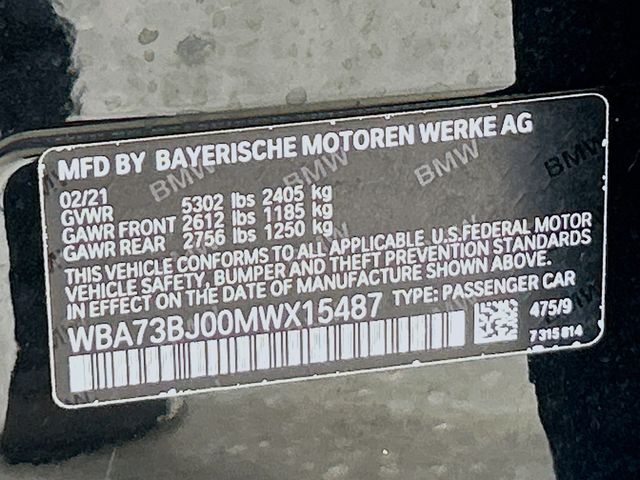 2021 BMW 5 Series 540i xDrive 34