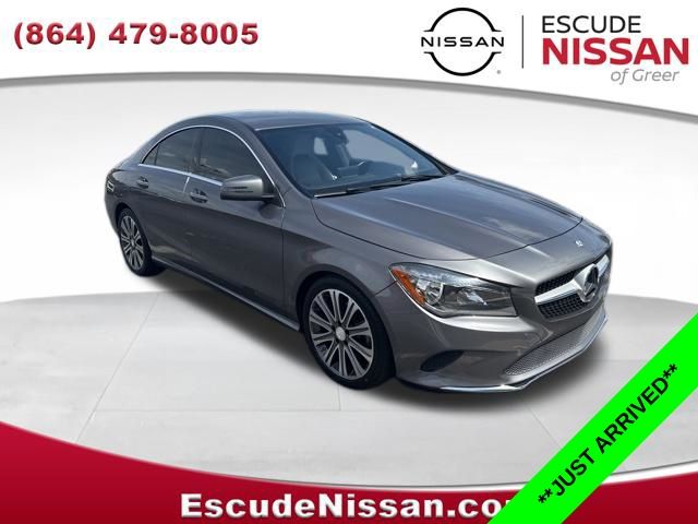 Gray 2017 Mercedes-Benz CLA 250 Sedan Front-Wheel Drive 7-Speed Automatic