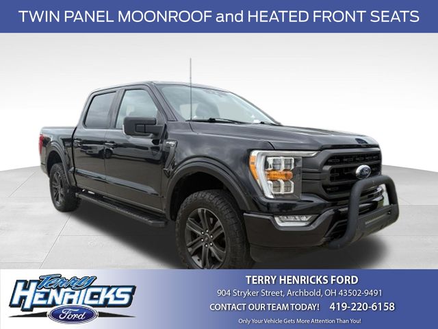 Agate Black Metallic 2021 Ford F-150 Pickup Truck Four-Wheel Drive Automatic
