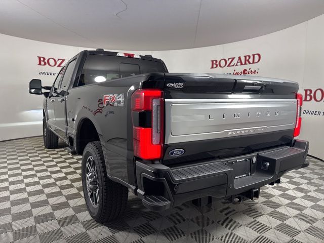 2024 Agate Black Metallic Ford F-250SD Limited 4X4 Truck