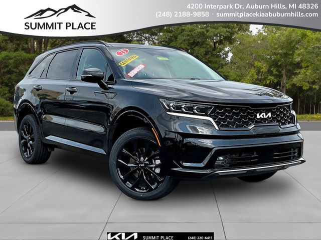 Ebony Black 2023 Kia Sorento SUV / Crossover All-Wheel Drive 8-Speed Dual Clutch
