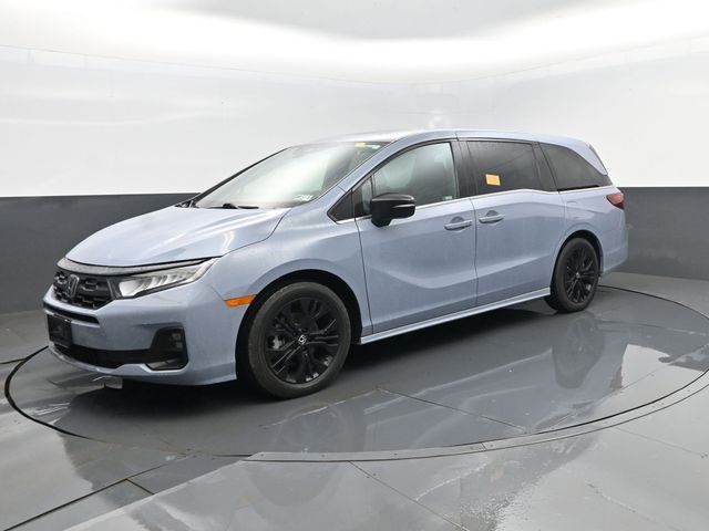 Blue 2025 Honda Odyssey Minivan Front-Wheel Drive Automatic